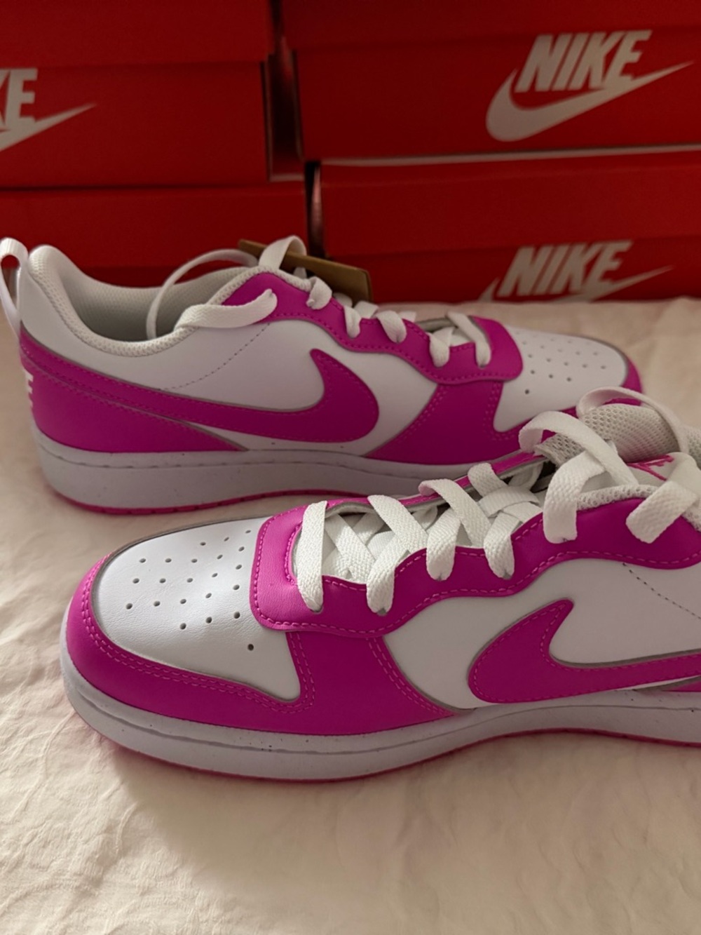 Nike 7Y 8.5W COURT BOROUGH LOW RECRAFT (GS) - Picture 6 of 7
